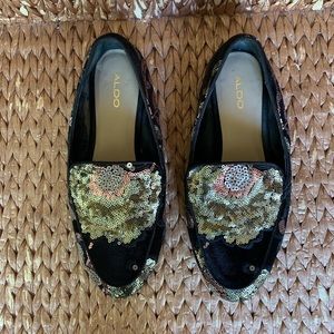 ❤️/ ALDO Sequin Loafers - Size 8